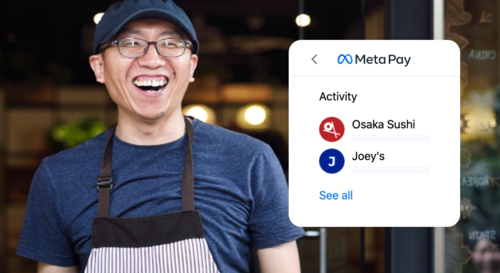 smiling man using metapay